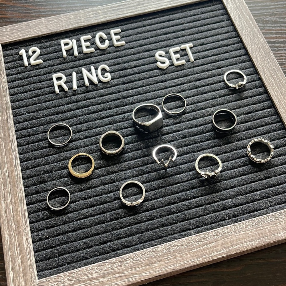 12 Piece Stackable Ring Set - image 2